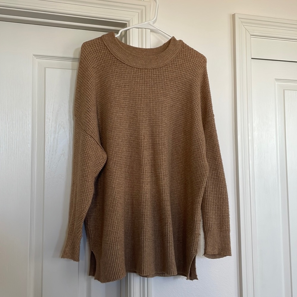 Aerie light brown oversized sweater